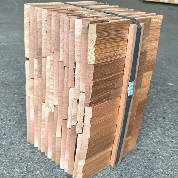 Rot-Zeder 15 cm /gespalten gefast /No. 1