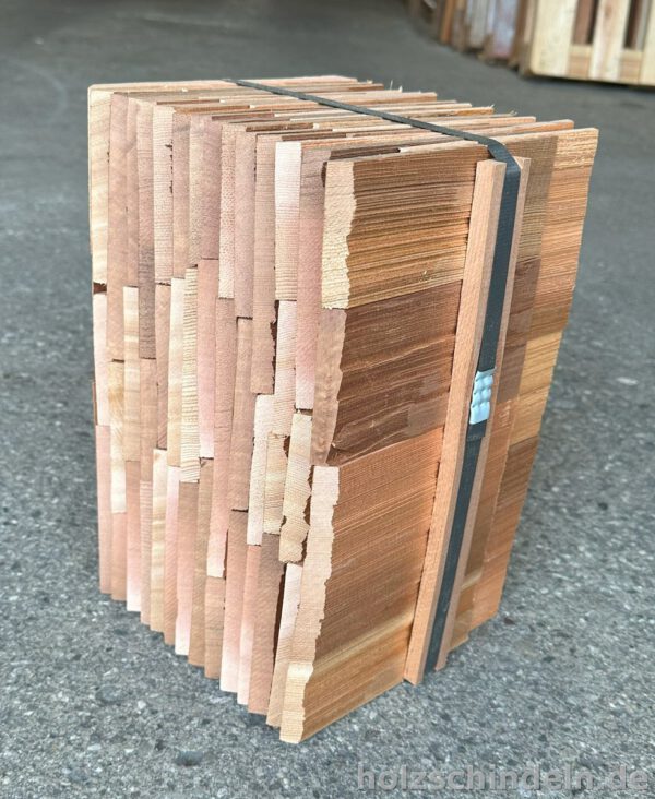 Rot-Zeder 15 cm /gespalten gefast /No. 1