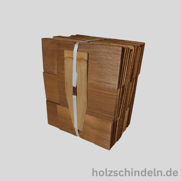 Rot-Zedernschindeln gesägt 20 cm stumpf