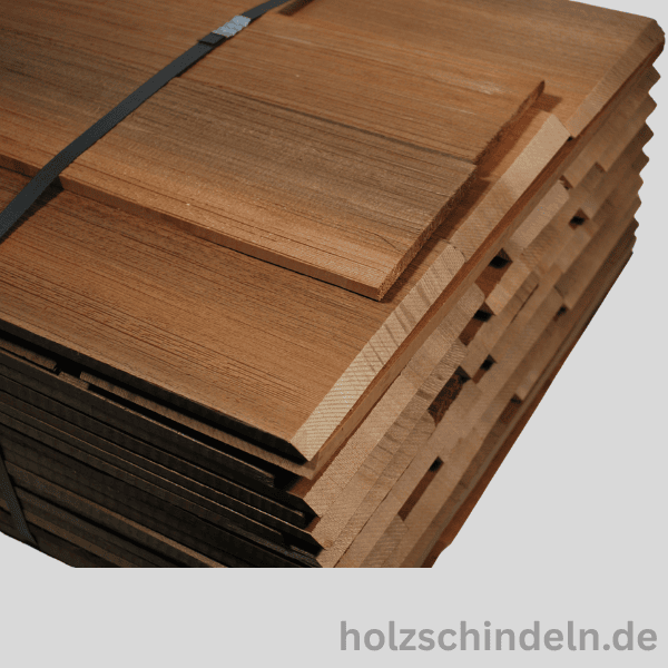 Rot-Zedernschindeln gespalten gefast 45 cm Premium