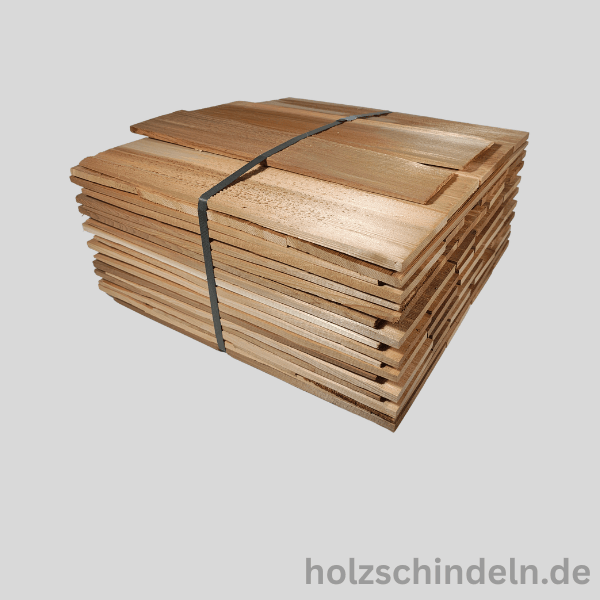Rot-Zedernschindeln keilig gespalten stumpf 45 cm Premium