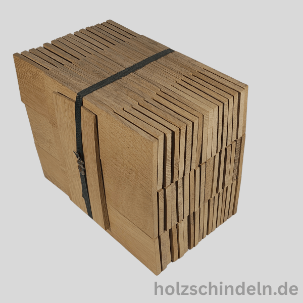 Buchenschindeln gesägt 20x8 cm stumpf – Bild 2