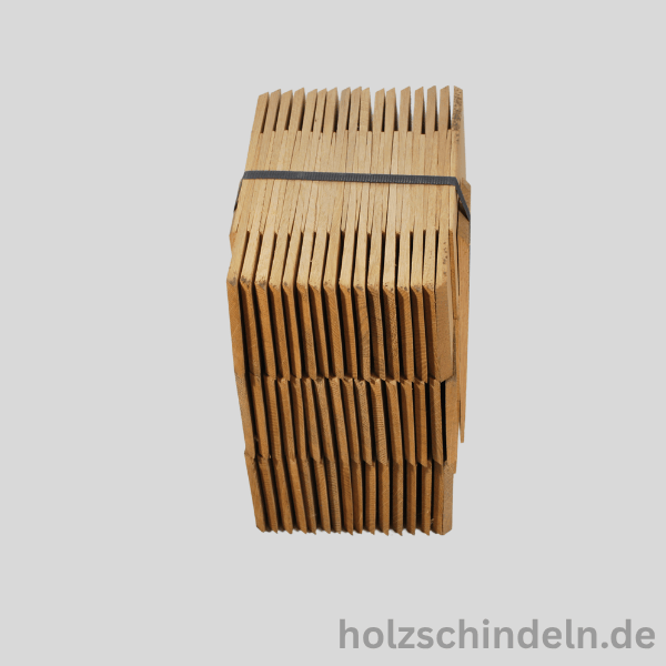 Eichenschindeln gesägt 20x8 cm rechteck gefast