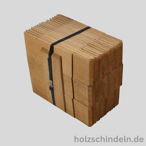 Eichenschindeln gesägt 20x8 cm rechteck gefast