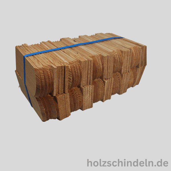 Lärchenschindeln gesägt 20x8 cm Rund – Bild 2