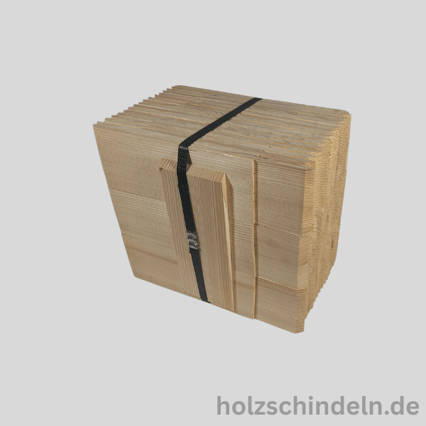 Fichtenschindeln gesägt 21x8 cm Rechteck gefast