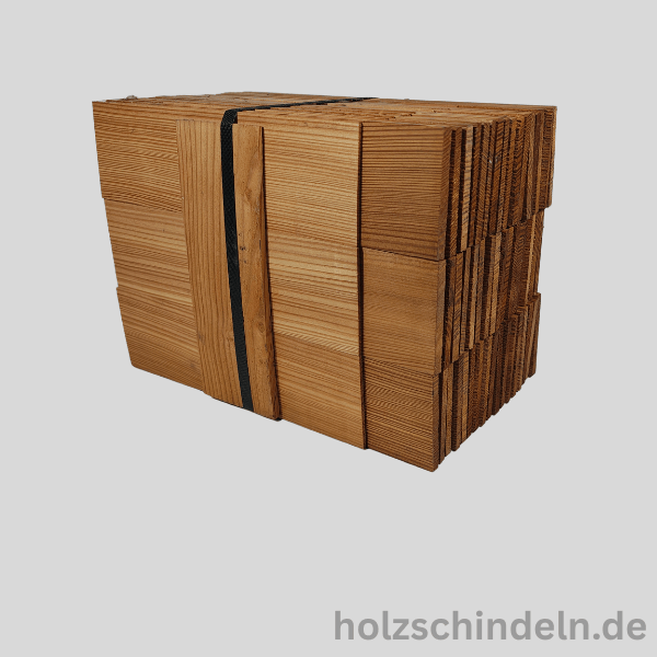 Lärchenschindeln gesägt 25x7 cm stumpf